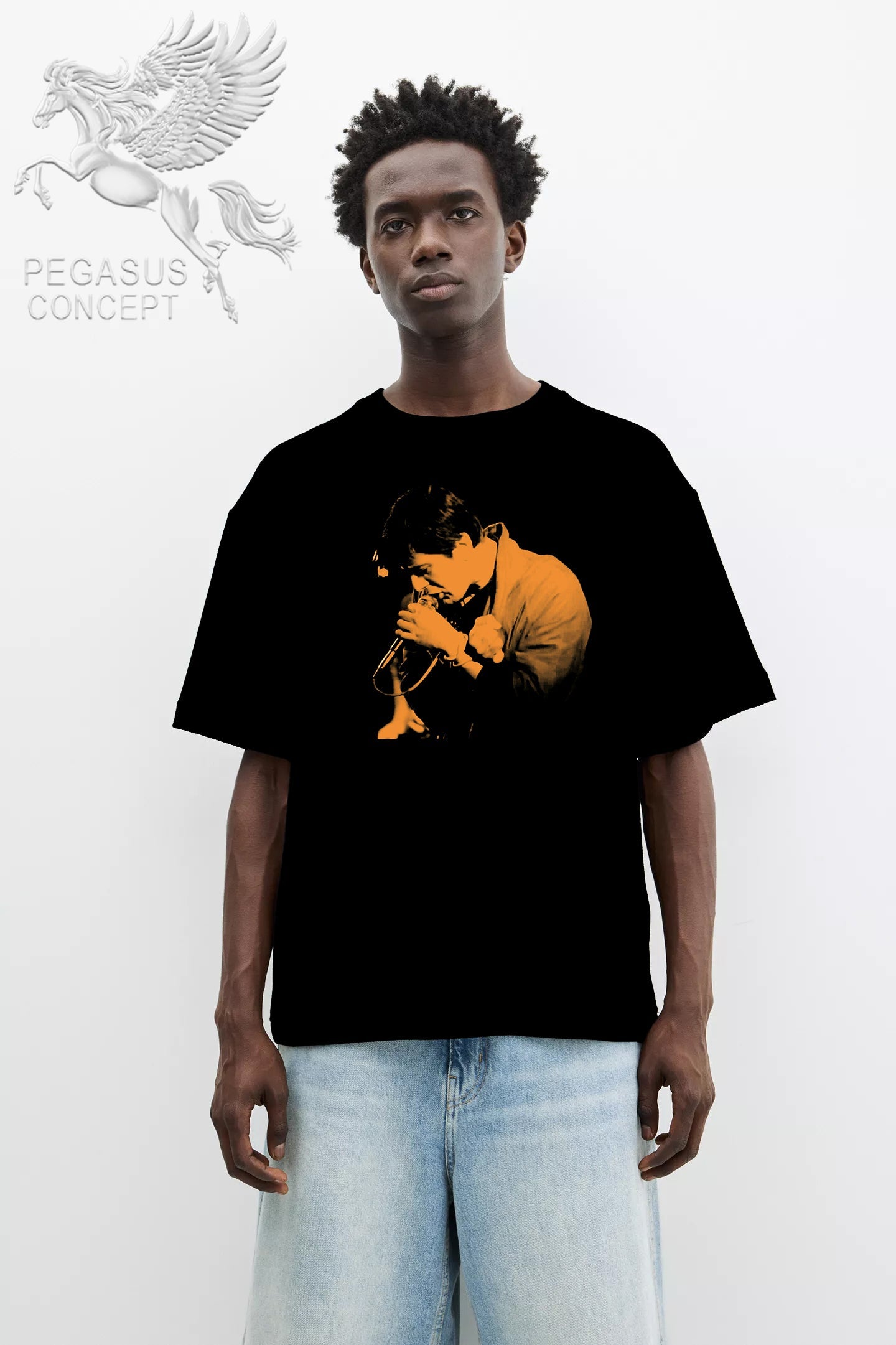 Μπλούζα μακό Premium ποιότητας σε χρώμα μαύρο με τύπωμα Παύλος Σιδηρόπουλος