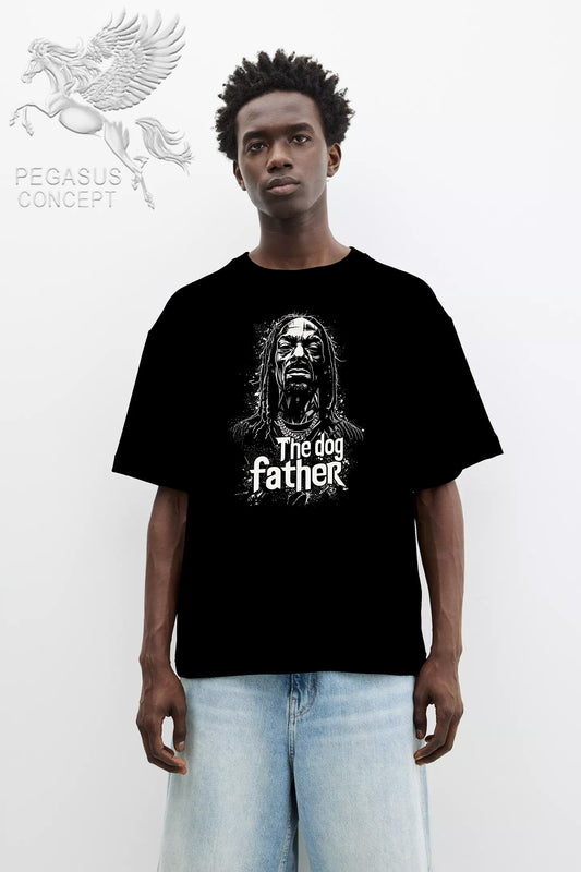 Μπλούζα μακό Premium ποιότητας σε χρώμα μαύρο με τύπωμα Snoop Dog