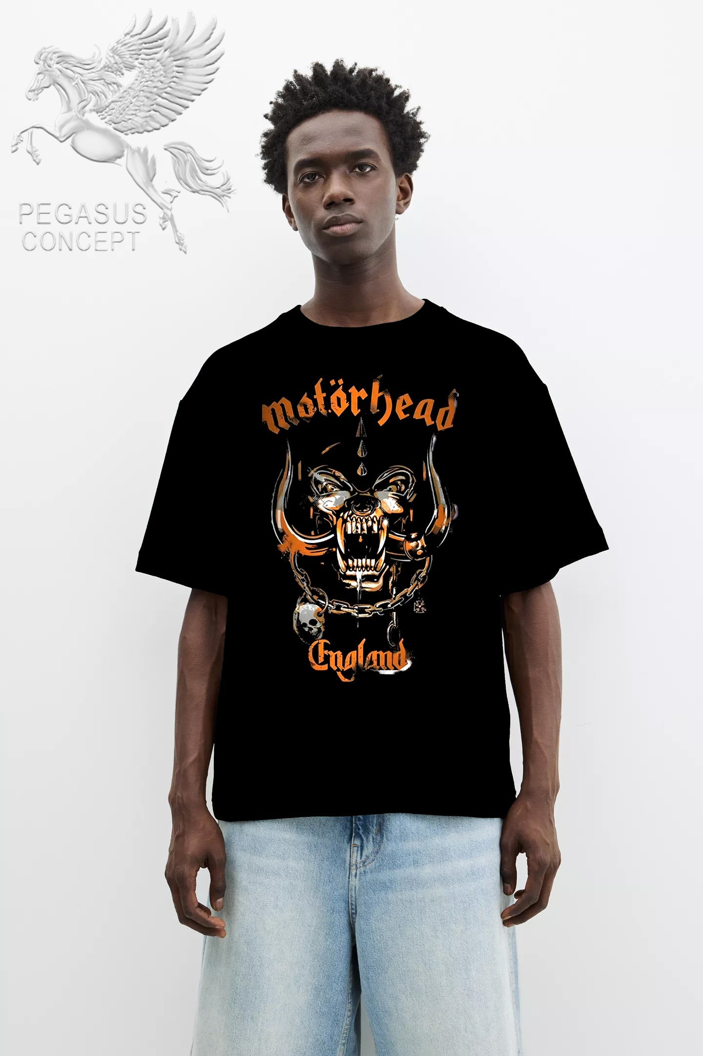 Μπλούζα μακό Premium ποιότητας σε χρώμα μαύρο με τύπωμα Motorhead