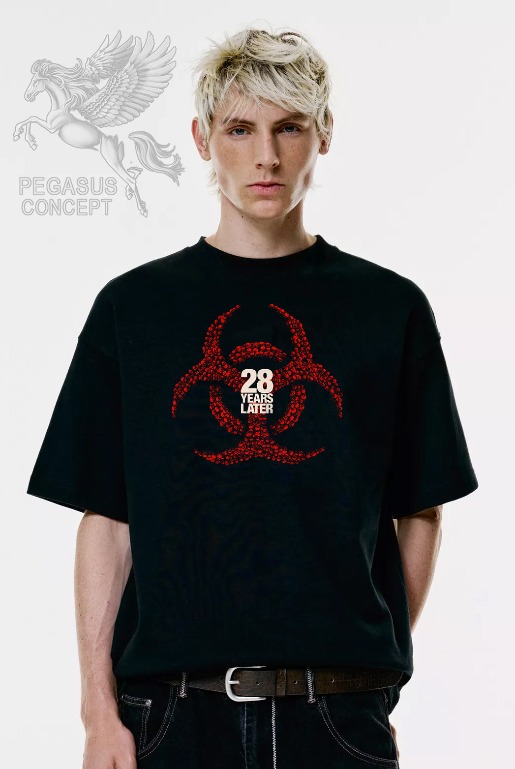 Μπλούζα μακό Premium ποιότητας σε χρώμα μαύρο με τύπωμα 28 days