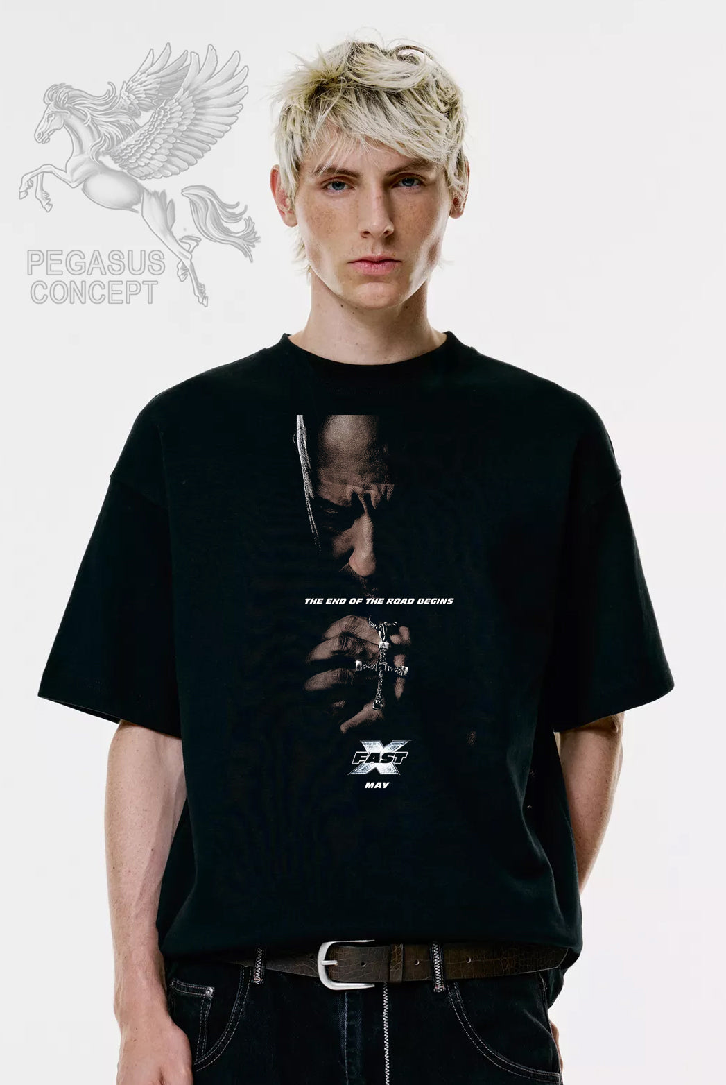 Μπλούζα μακό Premium ποιότητας σε χρώμα μαύρο με τύπωμα Fast and Furius