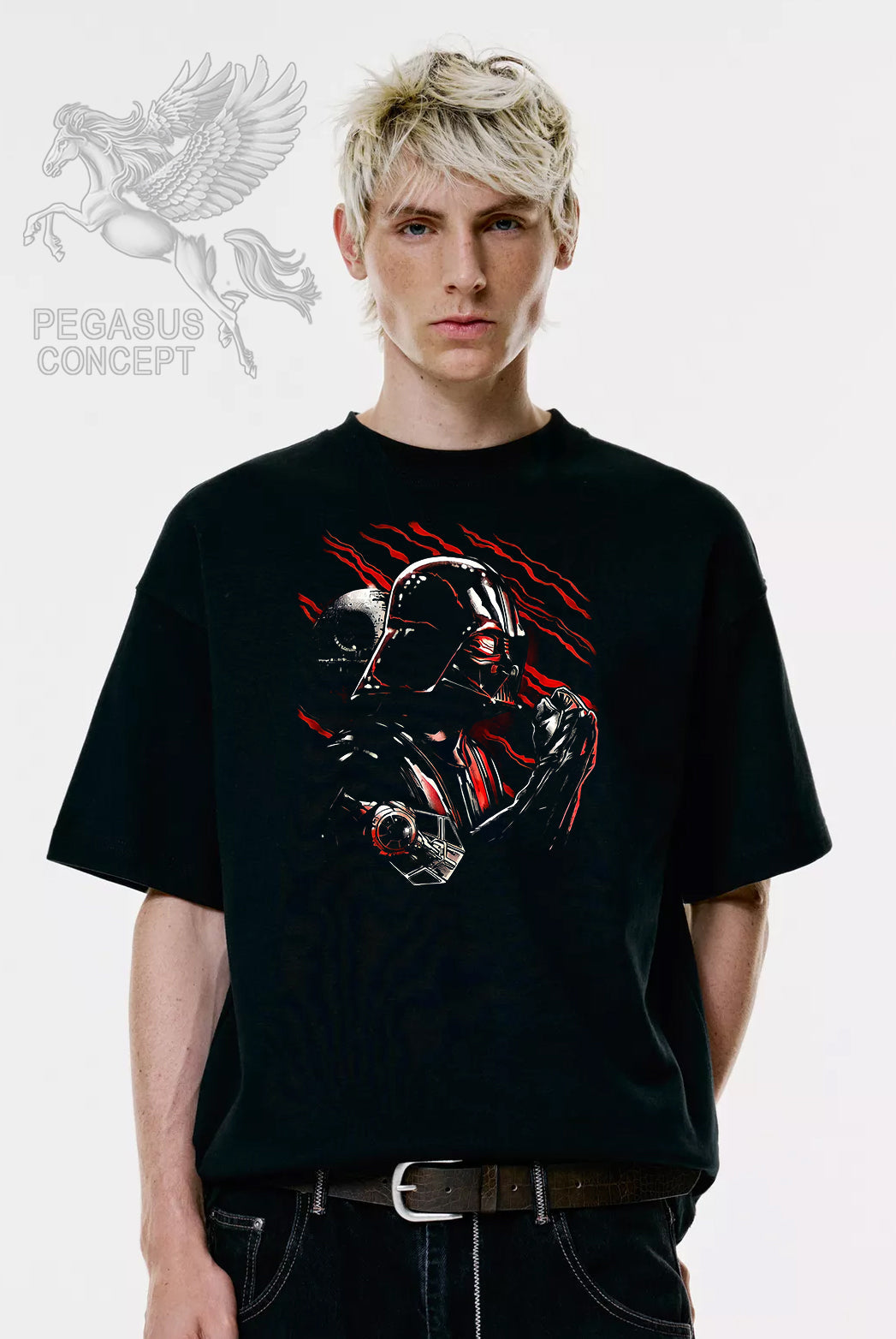 Μπλούζα μακό Premium ποιότητας σε χρώμα μαύρο με τύπωμα Star Wars Darth Vader