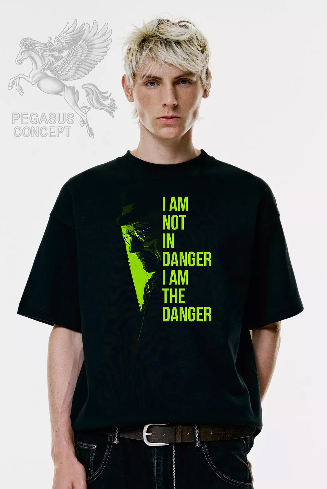 Μπλούζα μακό Premium ποιότητας σε χρώμα μαύρο με τύπωμα Breaking Bad