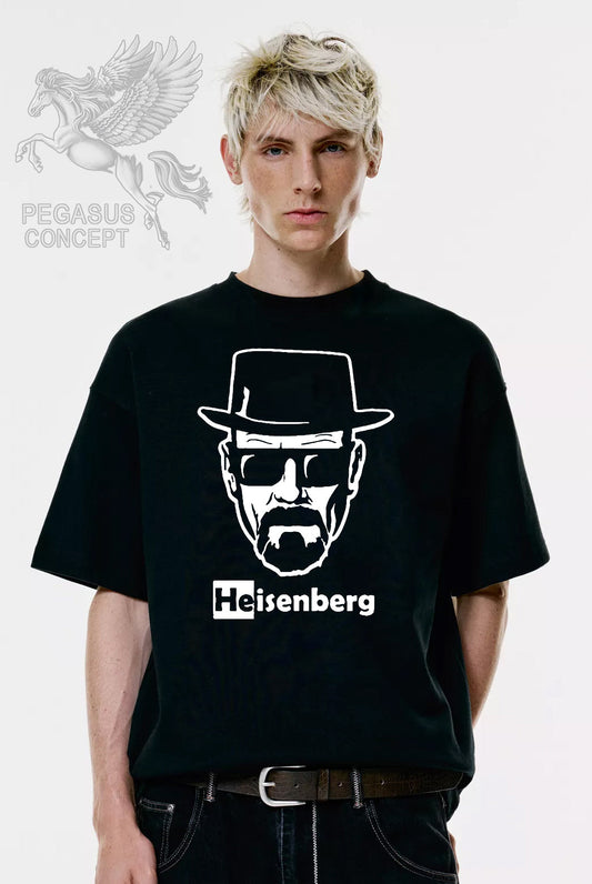 Μπλούζα μακό Premium ποιότητας σε χρώμα μαύρο με τύπωμα Breaking Bad