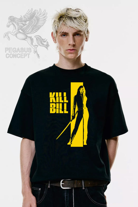 Μπλούζα μακό Premium ποιότητας σε χρώμα μαύρο με τύπωμα Kill Bill