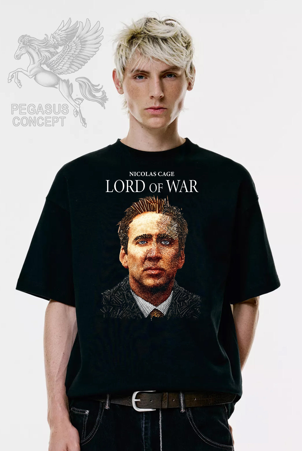 Μπλούζα μακό Premium ποιότητας σε χρώμα μαύρο με τύπωμα Lord of War