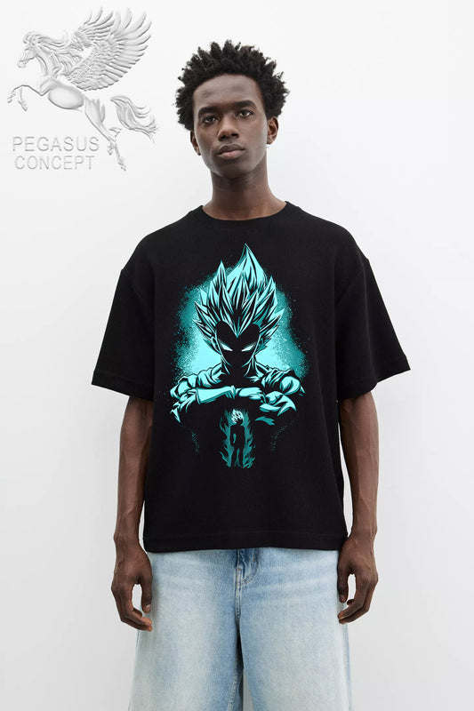 Μπλούζα μακό Premium ποιότητας σε χρώμα μαύρο με τύπωμα Dragon Ball Z