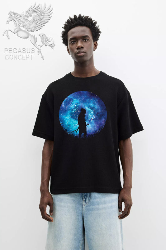 Μπλούζα μακό Premium ποιότητας σε χρώμα μαύρο με τύπωμα One Piece