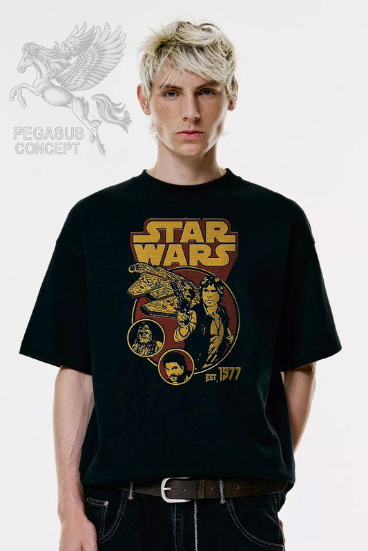 Μπλούζα μακό Premium ποιότητας σε χρώμα μαύρο με τύπωμα Star Trek