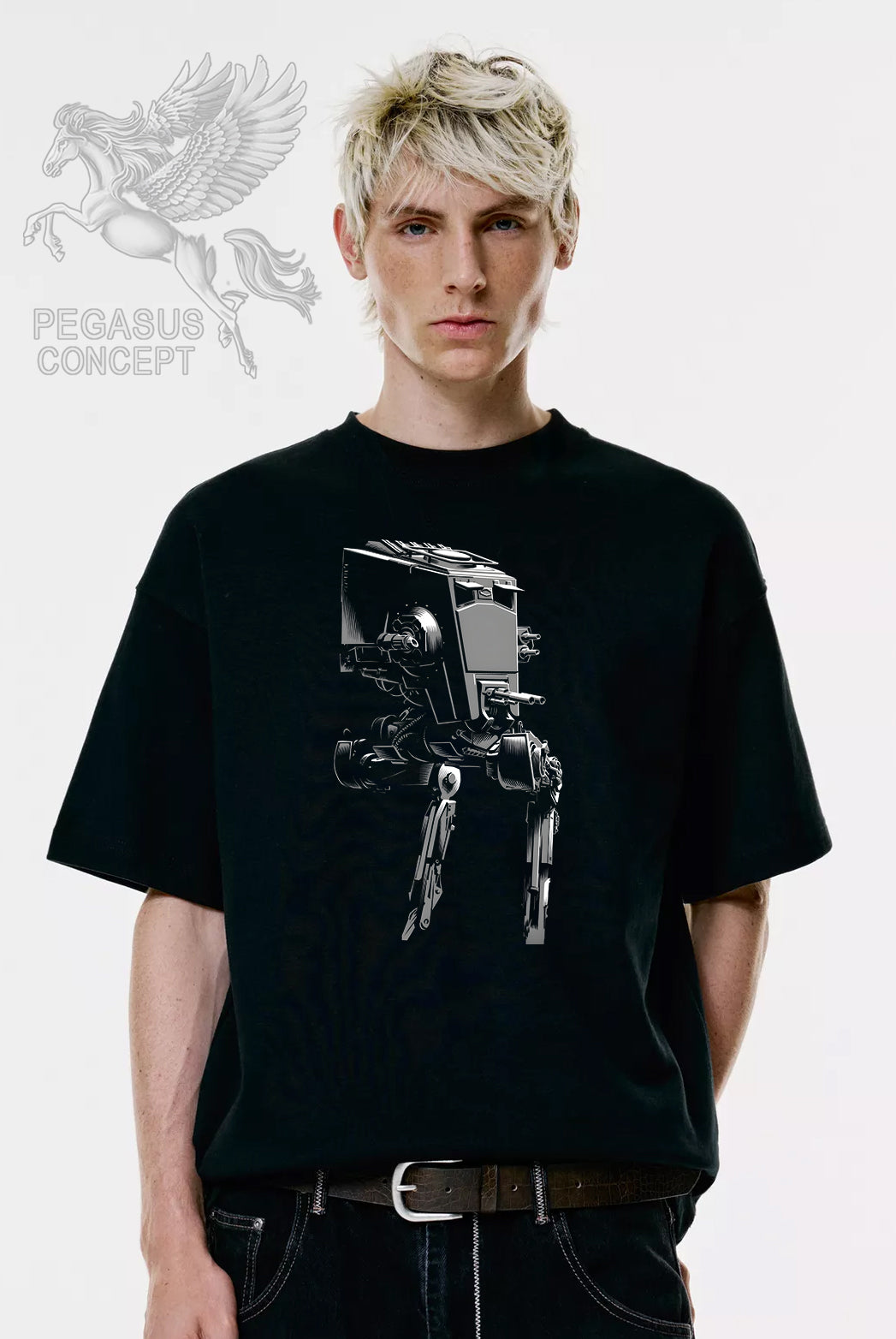 Μπλούζα μακό Premium ποιότητας σε χρώμα μαύρο με τύπωμα Star Wars