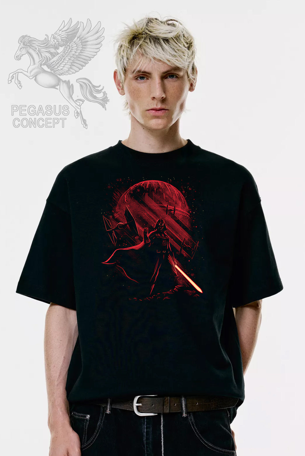 Μπλούζα μακό Premium ποιότητας σε χρώμα μαύρο με τύπωμα Star Wars Darth Vader