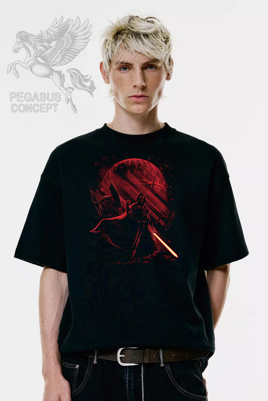 Μπλούζα μακό Premium ποιότητας σε χρώμα μαύρο με τύπωμα Star Wars Darth Vader