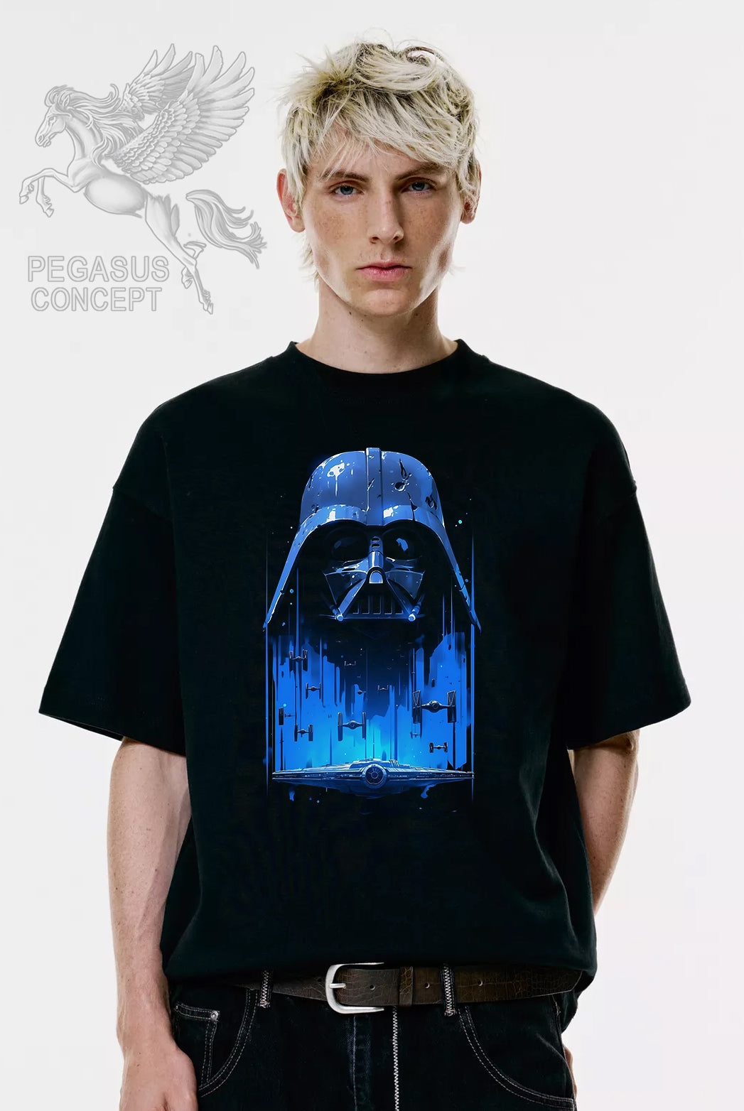 Μπλούζα μακό Premium ποιότητας σε χρώμα μαύρο με τύπωμα Star Wars Darth Vader