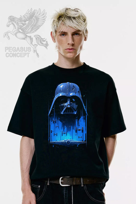 Μπλούζα μακό Premium ποιότητας σε χρώμα μαύρο με τύπωμα Star Wars Darth Vader
