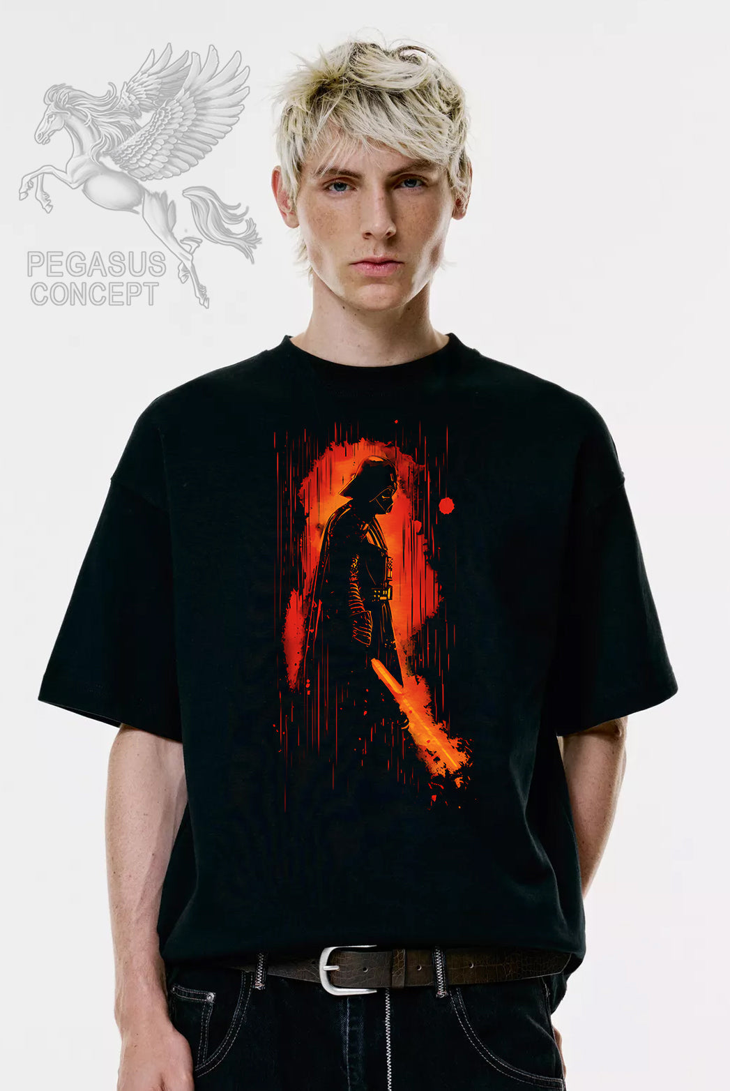 Μπλούζα μακό Premium ποιότητας σε χρώμα μαύρο με τύπωμα Star Wars Darth Vader